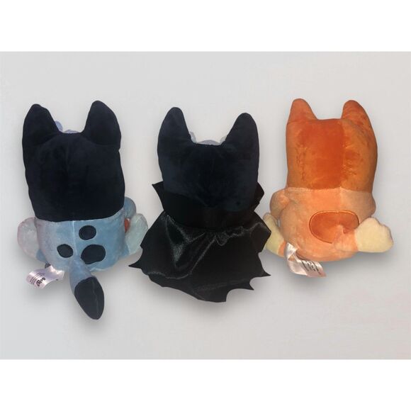 Bluey and Bingo Halloween Plush Pumpkin Vampire 12" Inches New 2024 - Picture 4 of 12